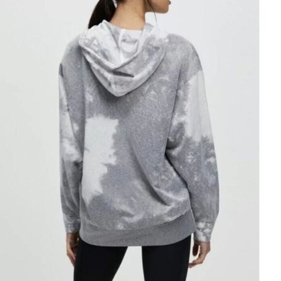 Nike Icon Clash Womens Hoodie Training Hoodie Tie Dye Size Small Gray DQ1140 - Picture 2 of 9